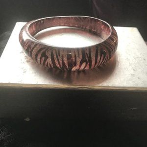 People acrylic bangle bracelet